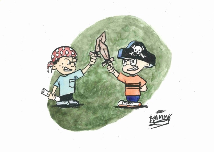 Tyler &amp; Charlie - pirates color